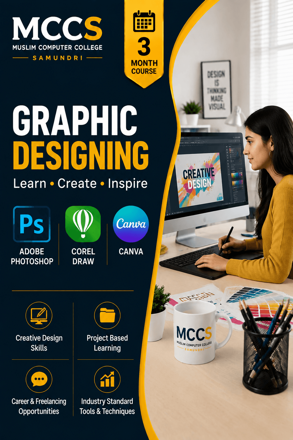 Graphic Designing Course in Samundri at MCCS