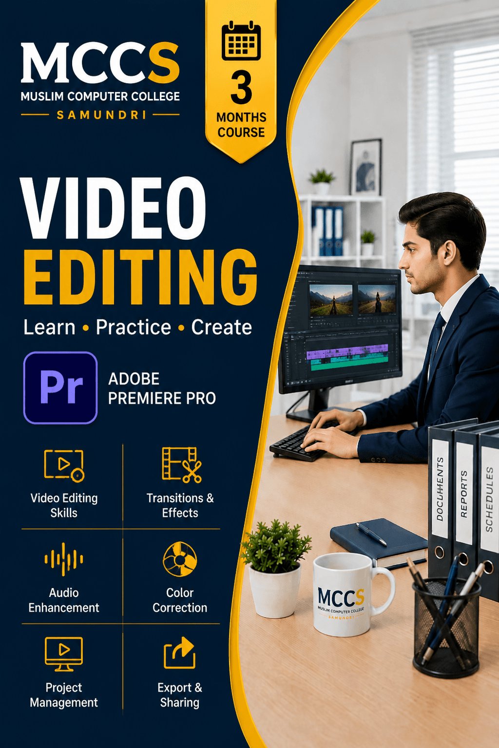 Video Editing Course in Samundri at MCCS